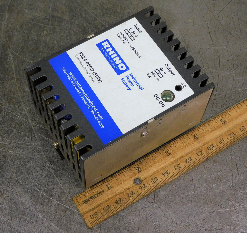Automation Direct PS24-050D Rhino Switching Power Supply 24V 2A 48W