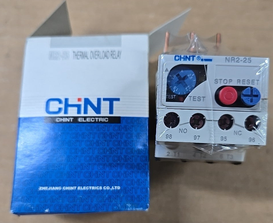 New Chint NR2-25 NR2-25/Z  Thermal Overload Protection Relay Brand