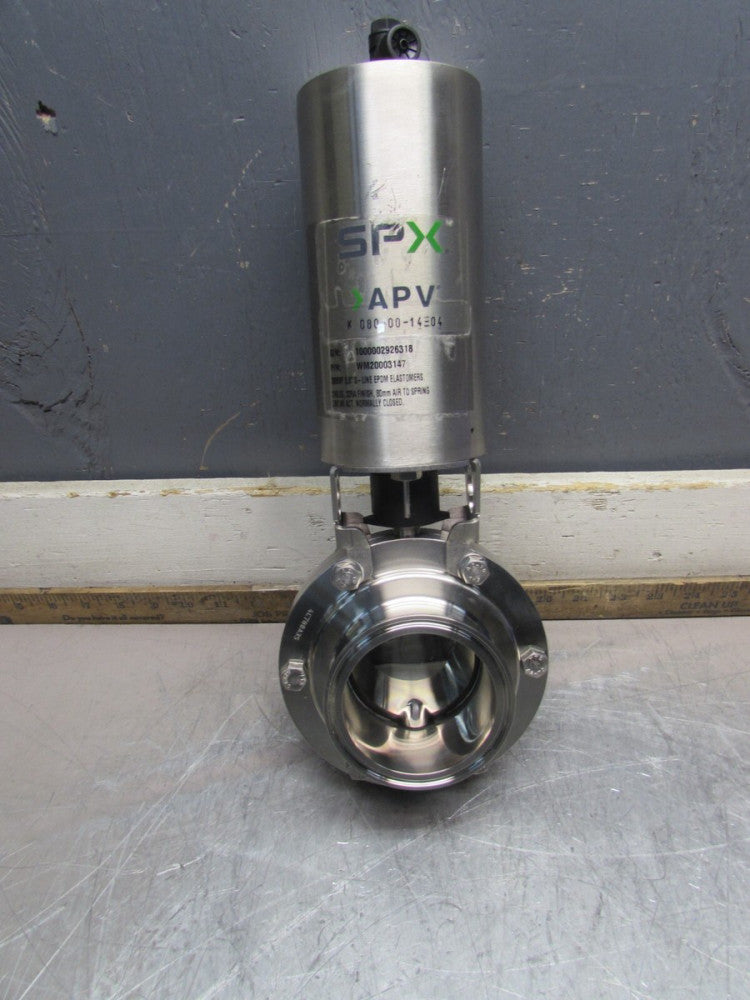 NEW! SPX WM20003147,  3" ,Stl SS BUTTERFLY SANITARY VALVE, 200BVP, S-LINE, N/NIB