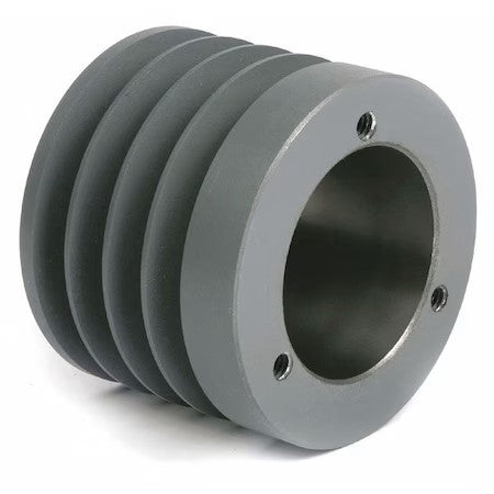 Zoro Select 3V304 1/2 In To 1-5/8 In Quick Detachable Bushed Bore 4 Groove