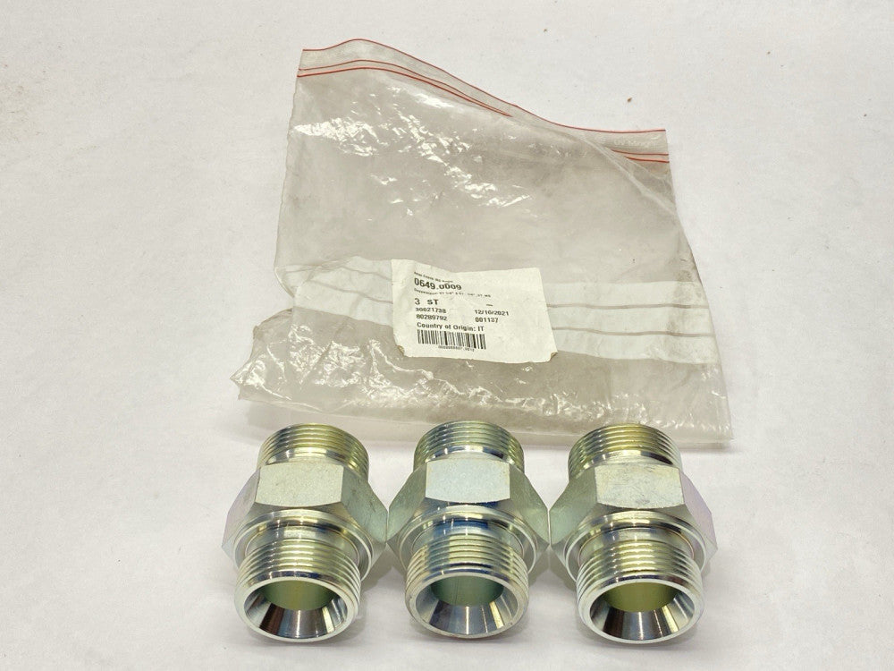 Atlas Copco 0649.0009 Double Nipple 1-1/4" x 1-1/4" NPT ST DN25 LOT OF 3