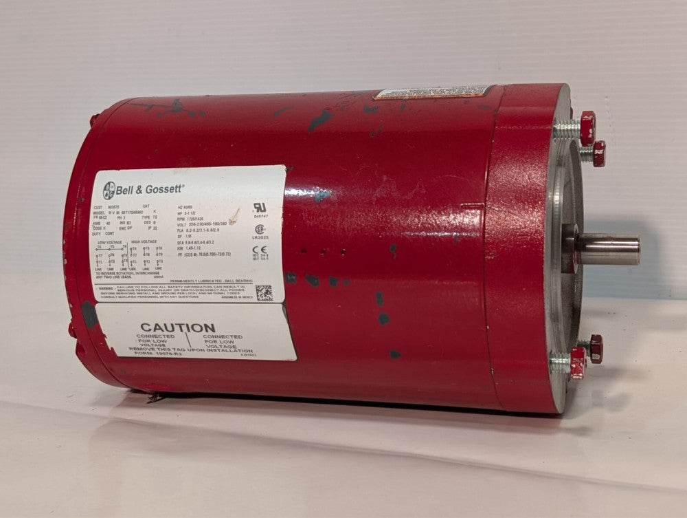 Bell & Gossett 56T17D5598D Pump Motor 1.5/2HP 3PH 1725/1425RPM DVN56T17D5598DP
