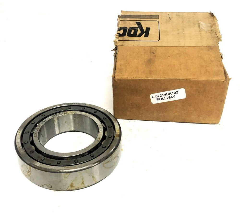 Rollway Cylindrical Roller Bearing L-67214-UK-103 NOS