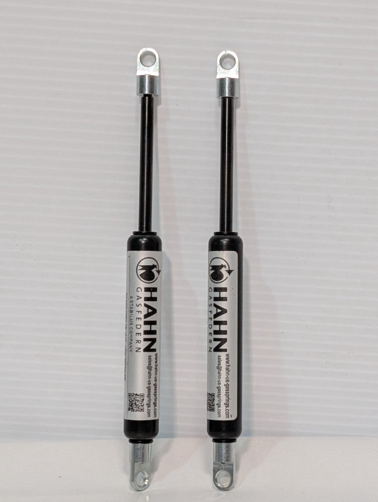 Set of 2 Hahn Gasfedern brand WS34806US Gas Fed Springs, 200N, 7.5", As Shown