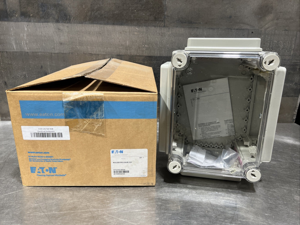 Nos Surplus EATON Style No 002234 xEnergy Safety CIType: CI23-125-NA Enclosure