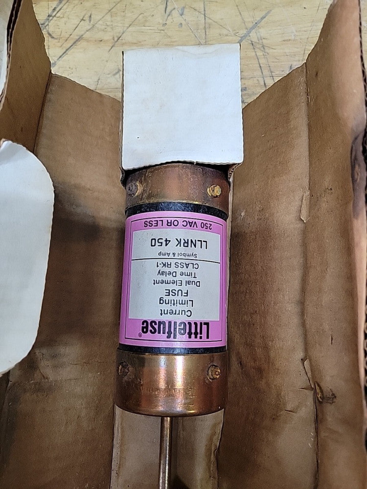 Littlefuse LLNRK 450 Current Limiting Class RK1 500 Amp 250V Fuse