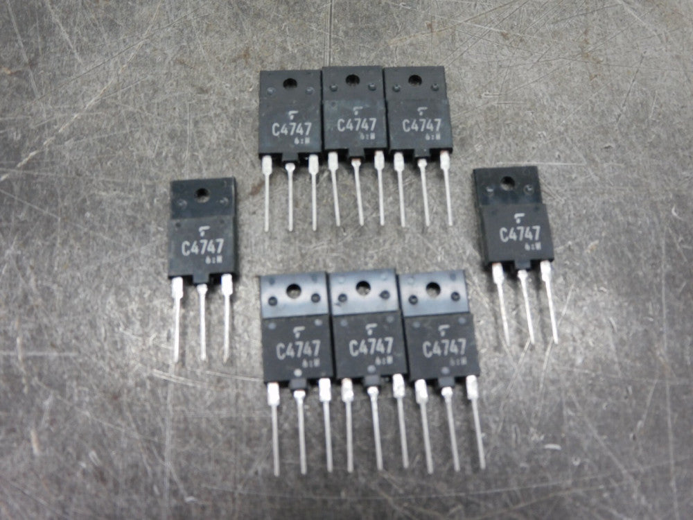 Lot of (8) Hitachi Transistor C4747 Semiconductor