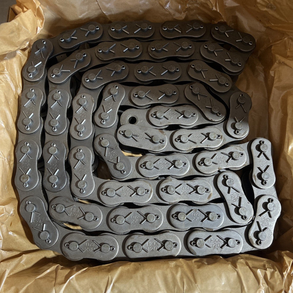 HKK Chain 120-C ROLLER CHAIN 10FT 80 LINKS Nos Surplus