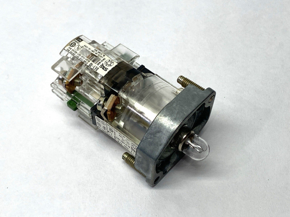 Sprecher+Schuh DCL 1-9 Pilot Light w/ DE1-10 Auxiliary Contact Block