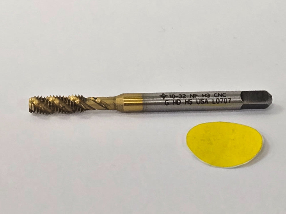 UNBRANDED MASTER, SPIRAL FLUTE, BOTTOMING TAP #10-32