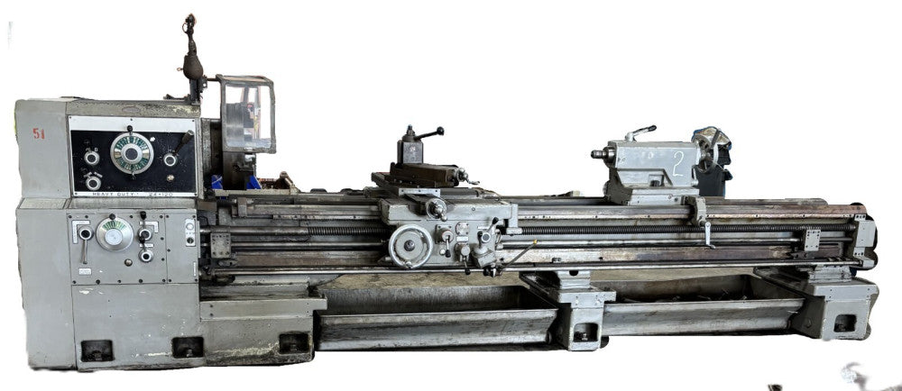 GAP BED ENGINE LATHE SWING SIZE 26" THROUGH HOLE SIZE 4-1/4" 20 HP 4 JAWS