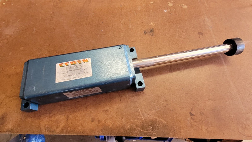 NOS Efdyn MASA 2X4 SS 304404 Industrial Shock Absorber 1-1/4" Shaft Diameter