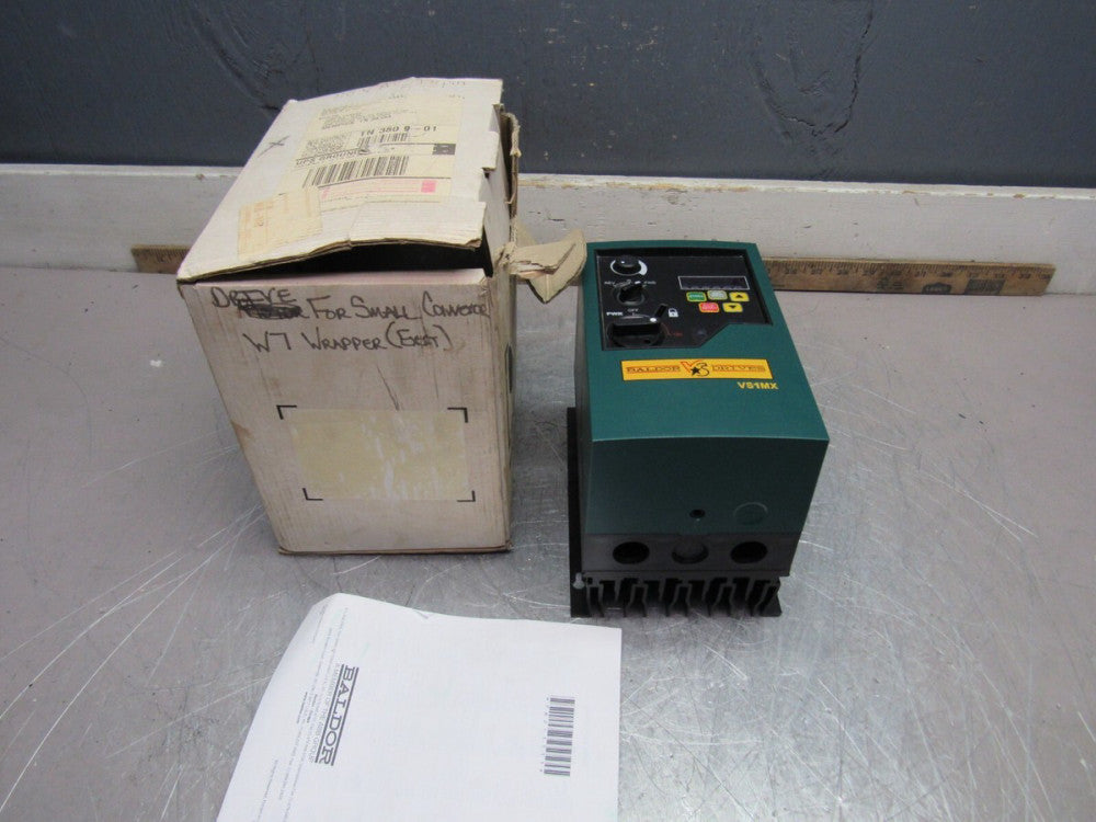 BALDOR VS1MX10-2D 110-115V 1PH 10AMP .5HP -IN 3PH 0-250V 2.3AMP -OUT NEW M/OFFER