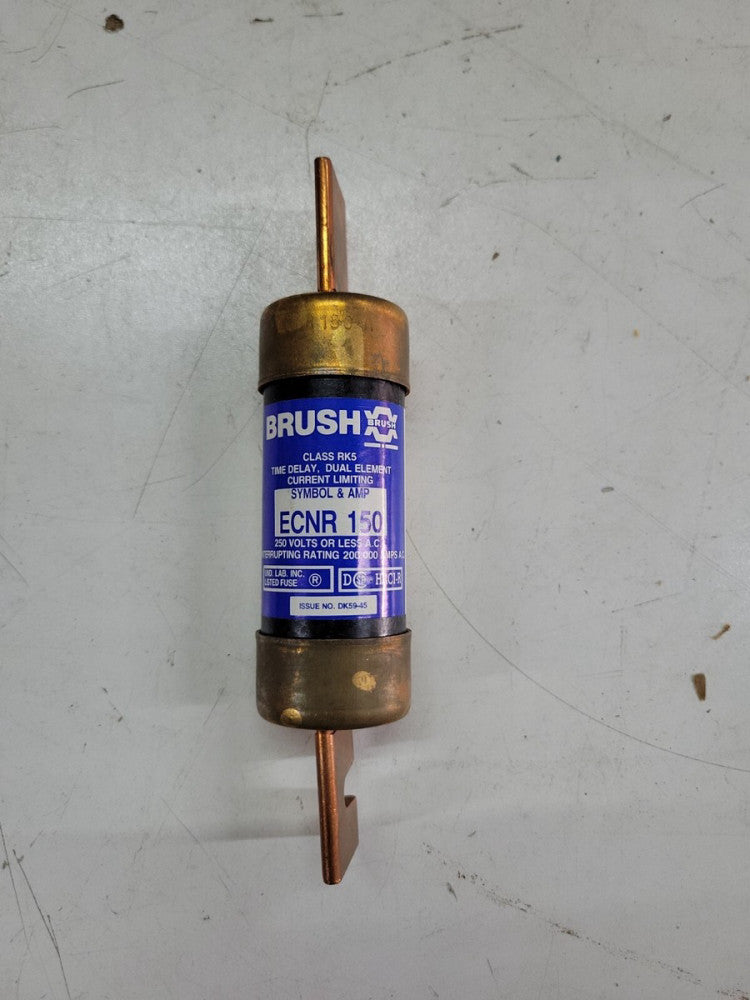 New no Box! BRUSH ECNR100 100AMP 250V TIME DELAY DUAL ELEMENT FUSE