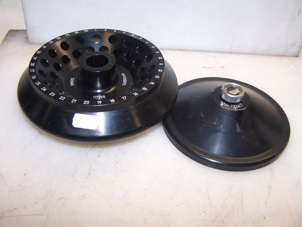 SIGMA 12167 CENTRIFUGE ROTOR 36 X 2 TUBE 1400 RPM MAX 
