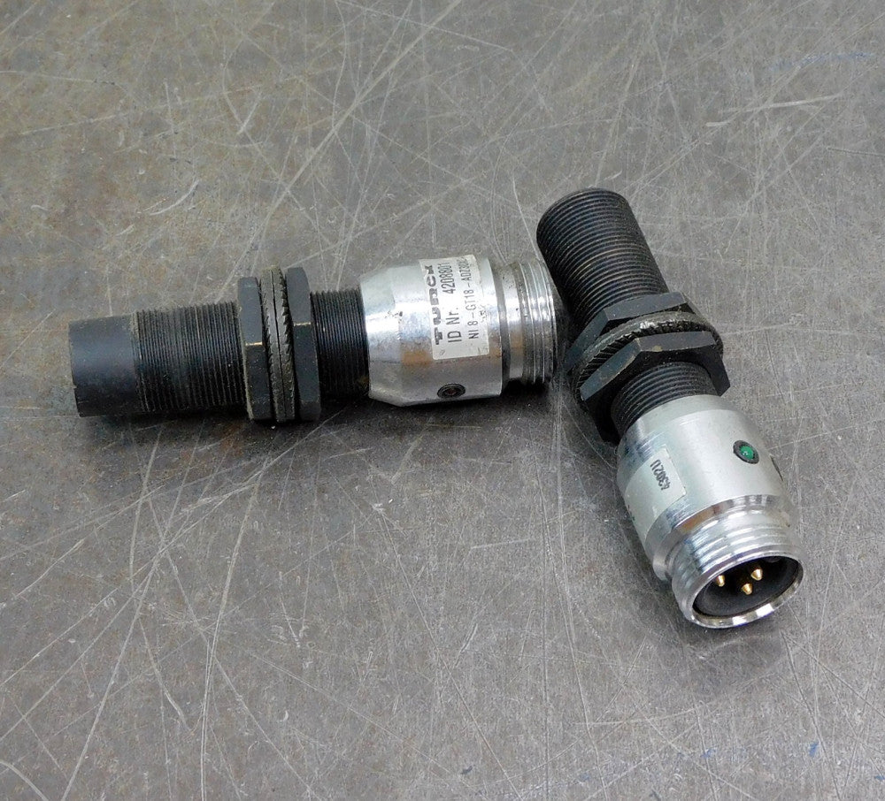 Turck NI8GT18-ADZ30X2-B1331/S34 Proximity Sensor Switch Lot of Two (2)