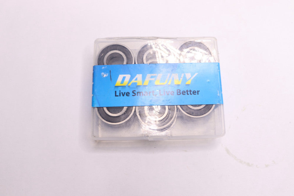 (12-Pk) Dafuny Premium Rubber Sealed Ball Bearing 1/2" x 1-1/8" x 5/16"