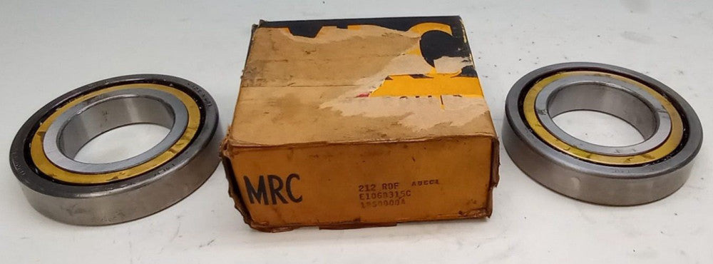 MRC 212 RDF Angular Contact Ball Bearing 60X110X22mm 212-RDF (Pack of 2)