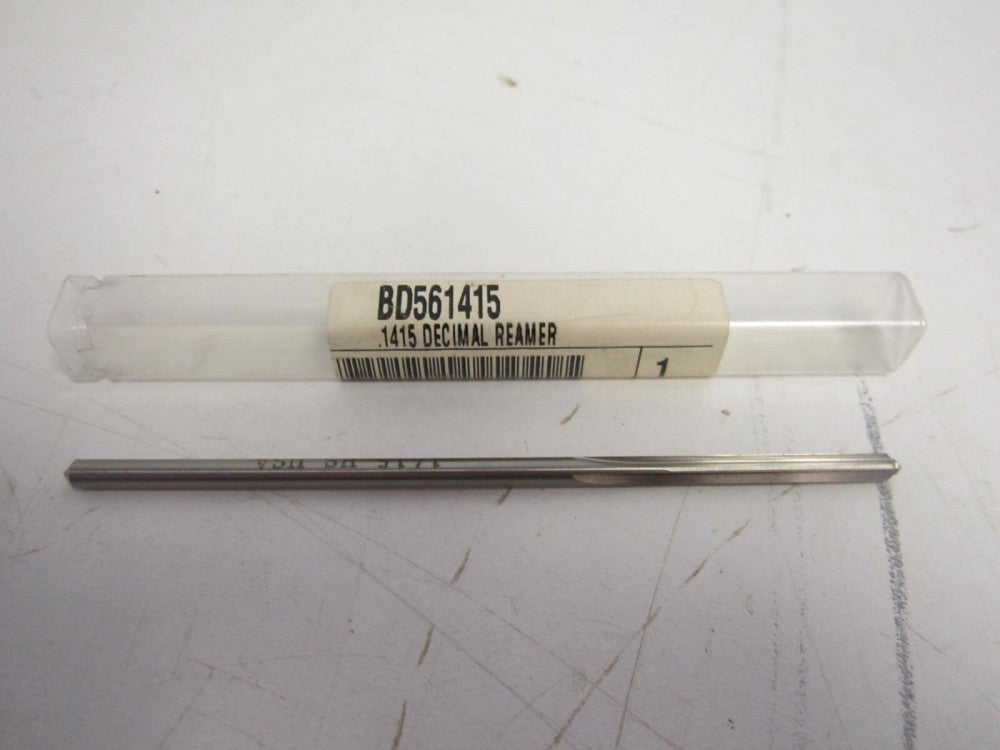 Rapidkut (BD561415) HSS .1415 x 1 x 4 Decimal Chucking Reamer New