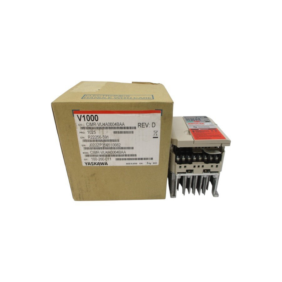 YASKAWA CIMR-VU4A0004BAA 380-480VAC 4.3/3.2A REV. D NSMP