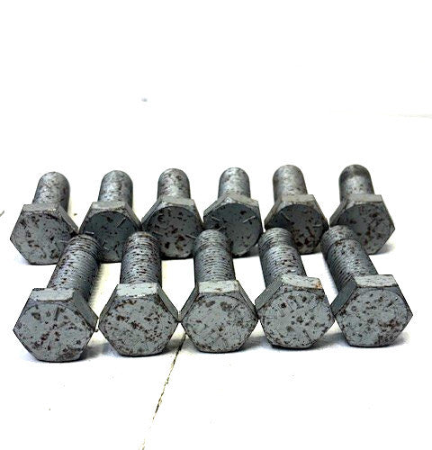 GRADE 5 HEX HEAD SCREWS 3/4IN-10-3IN (LOT OF 11)