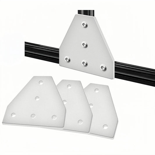 4pcs 5 Hole Aluminum Joining Plate Heavy Duty Connecting Bracket for 4040 Series