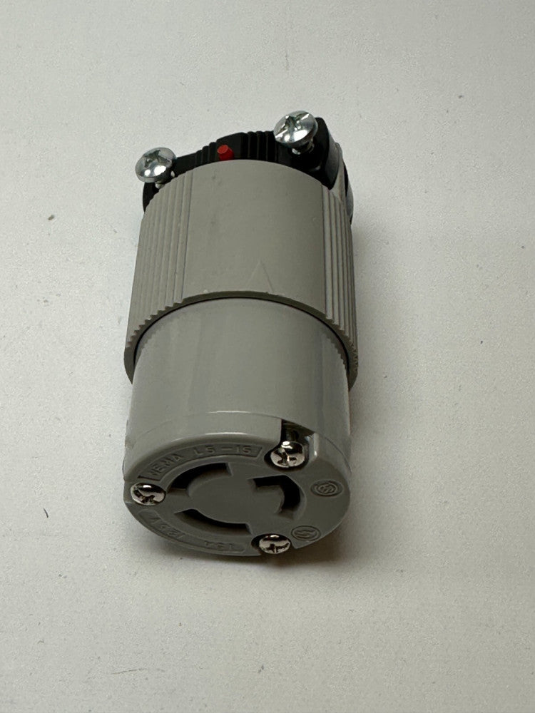 Arrow Hart NEMA L5-15 15A 125V Twist Lock Female Connector Gray - New Fast Ship