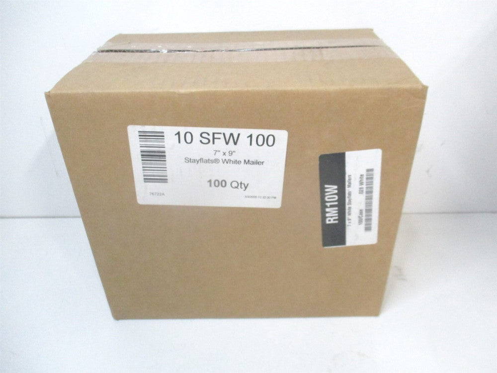(RM10W) 7 in x 9 in White Thick Material Mailer Envelopes - Pack of 100 