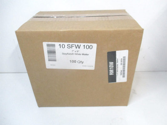 (RM10W) 7 in x 9 in White Thick Material Mailer Envelopes - Pack of 100 