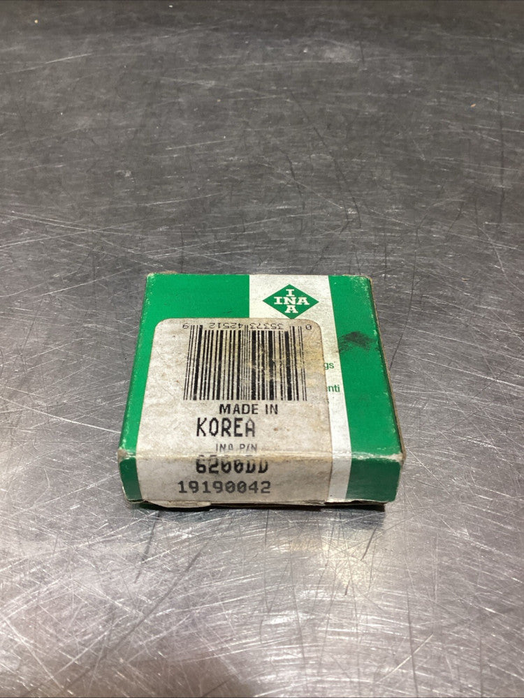 INA 6200DD 19190042, Single Row Deep Groove Ball Bearing, NOS