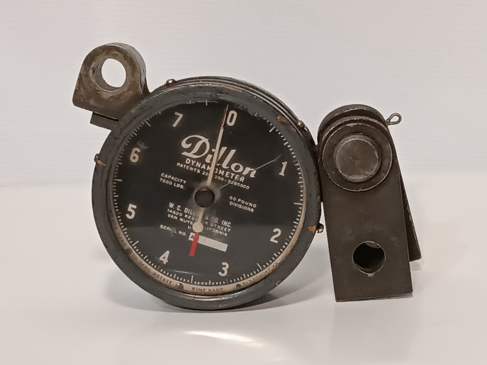 Dillon Dynamometer, 7500 lb capacity, 50 lb divisions, VINTAGE, without shackles