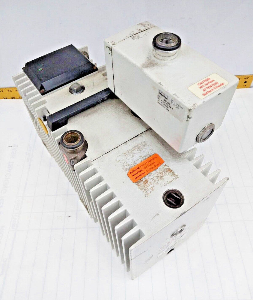 PFEIFFER DUO 016 B VACUUM PUMP W/ OIL MIST SEPARATOR ONF 025 265/460 VAC 16 m3/h