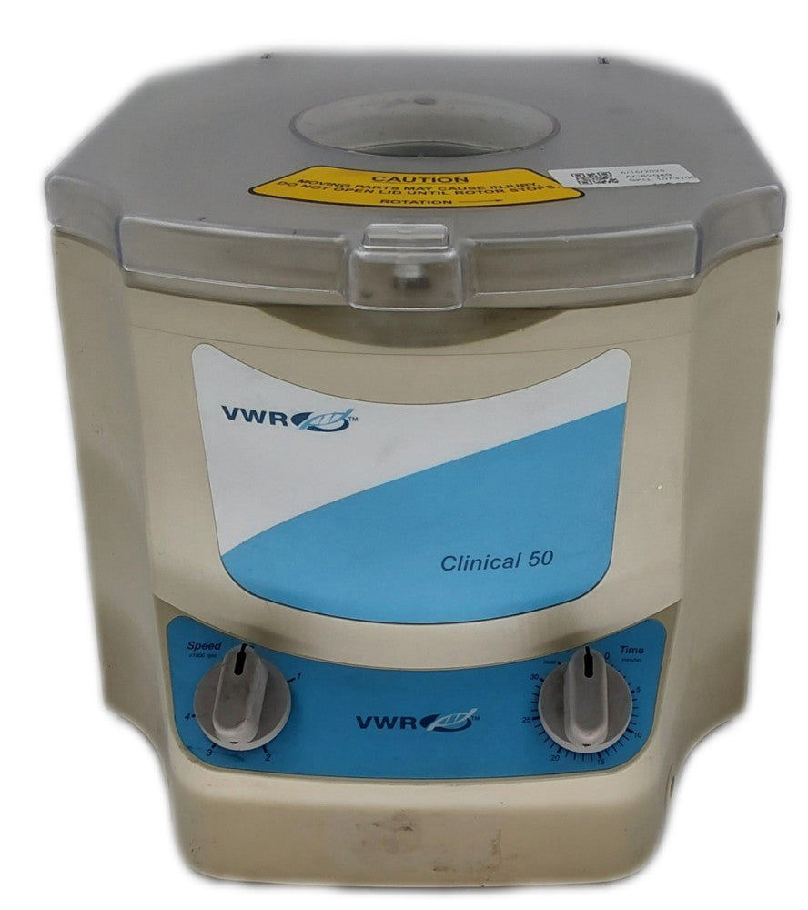 VWR ClinicaL 50 6-Slot Fixed Angle 4k RPM Centrifuge 82013-800
