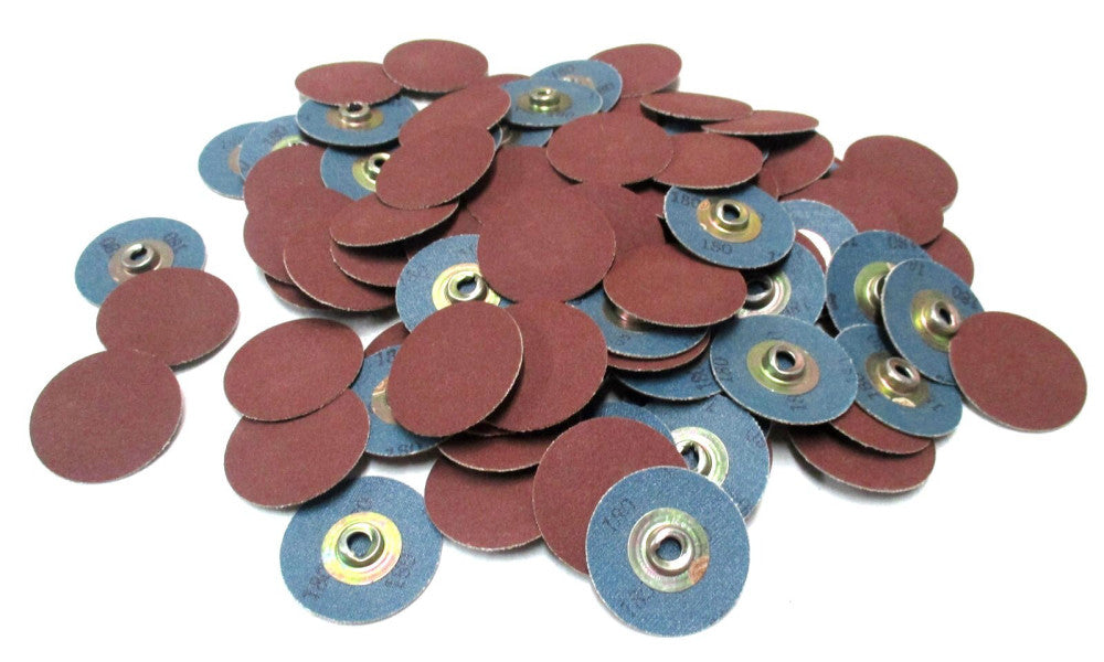 Standard Abrasives (529310) 1-1/2" 180 Grit A/O TS Quick Change Disc - 95 QTY