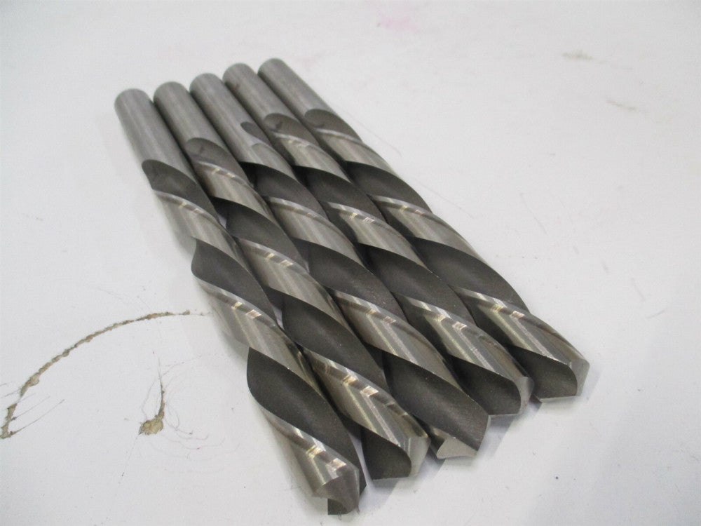 Republic Drill Corp (300LH) 21/64" Diam HSS LH Spiral Jobber Drill - Qty 5