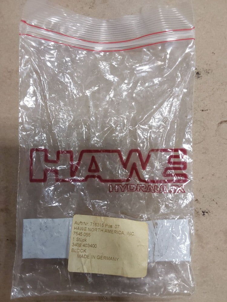 HAWE Hydraulic Block 4510 4-1 059 198.03 (D7B)