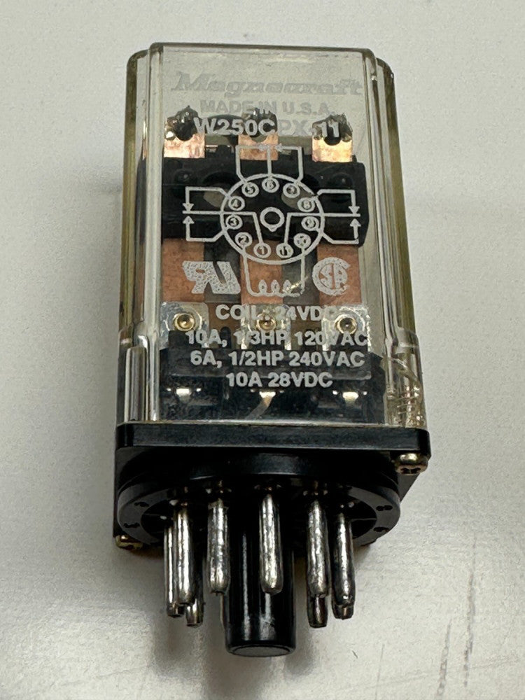 Magnecraft W250CPX-11 Coil 24VDC 11 Pin - New Fast Ship