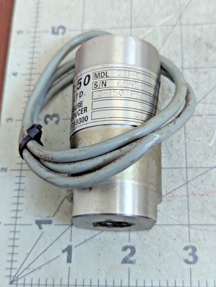 GP: 50 Model 211 Industrial Grade Pressure Transducer 0~150 PSIG [C9S4]#14