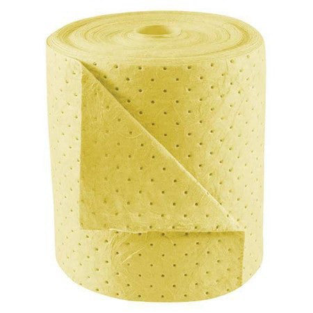 Condor 35Zr31 Sorbent Roll, Harsh Chemicals, 20 Gal Vol Absorbed Per Pkg, 15 In