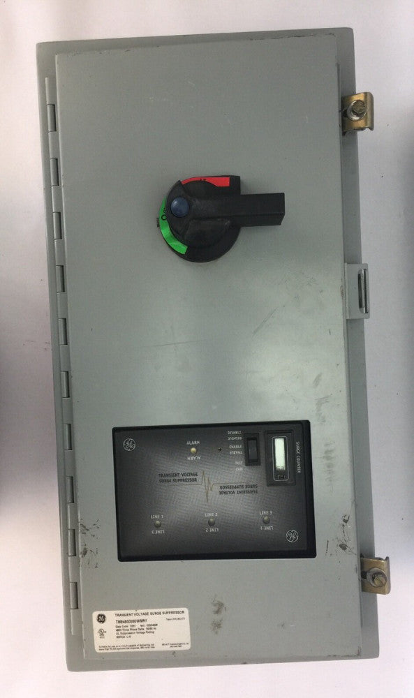 GE TME480D080WMN1 TRANSIENT VOLTAGE SURGE SUPPRESSOR 480V THREE PHASE DELTA 