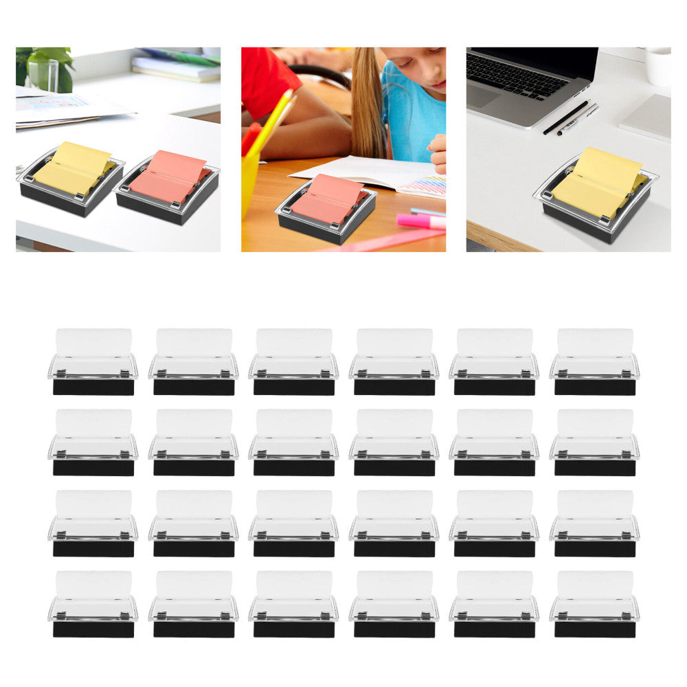 24pcs Kit Post-it Clear Top Pop-up Note Dispenser for 3in x 3in Self-Stick Notes