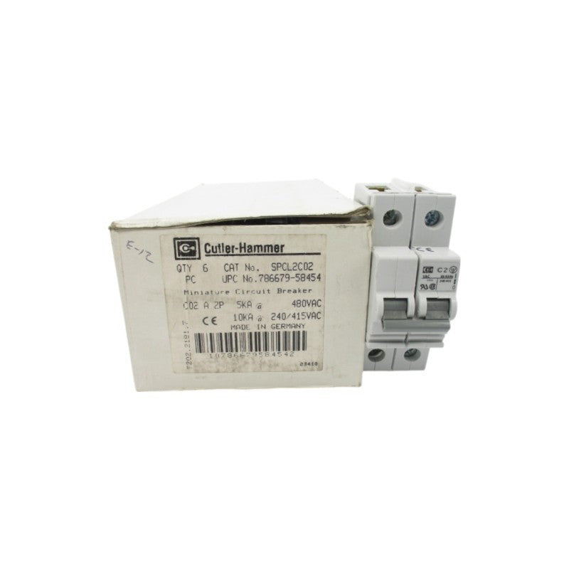 CUTLER HAMMER SPCL2C02 240-415VAC 2A (PKG OF 6) NSMP