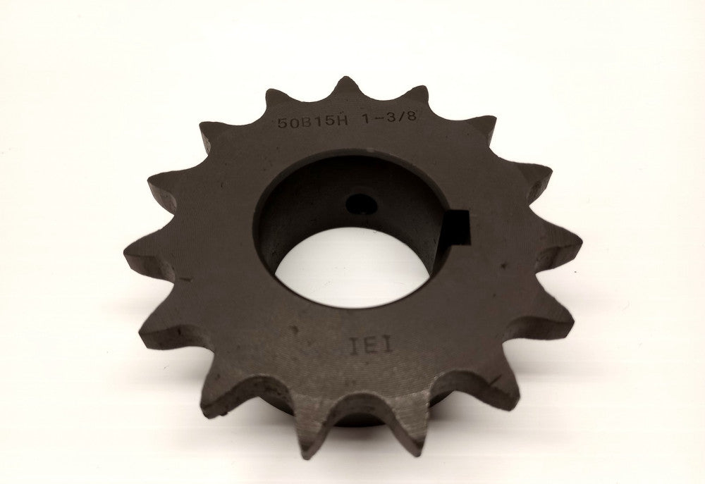 IEI 50B15H 1-3/8 Hardened 1-3/8" Keyed Bore Sprocket 50B15H138 3-5/16" OD 15T