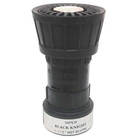 Viper Bk2510 Fire Hose Nozzle,1-1/2 In.,Black