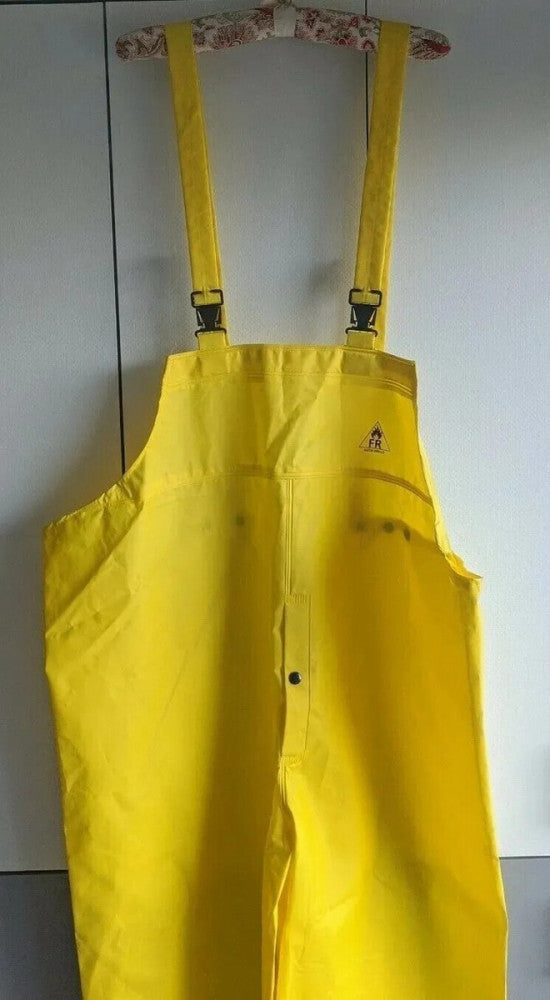 TINGLEY FR Bib Overalls High Visibility Yellow ASTM D6413 PPE Men's Size  2XL 