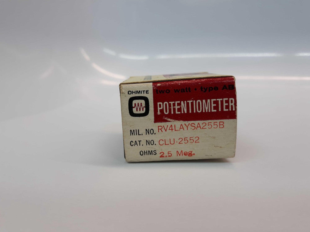 Ohmite RV4LAYSA255B Potentiometer Ohms 2.5 Meg 