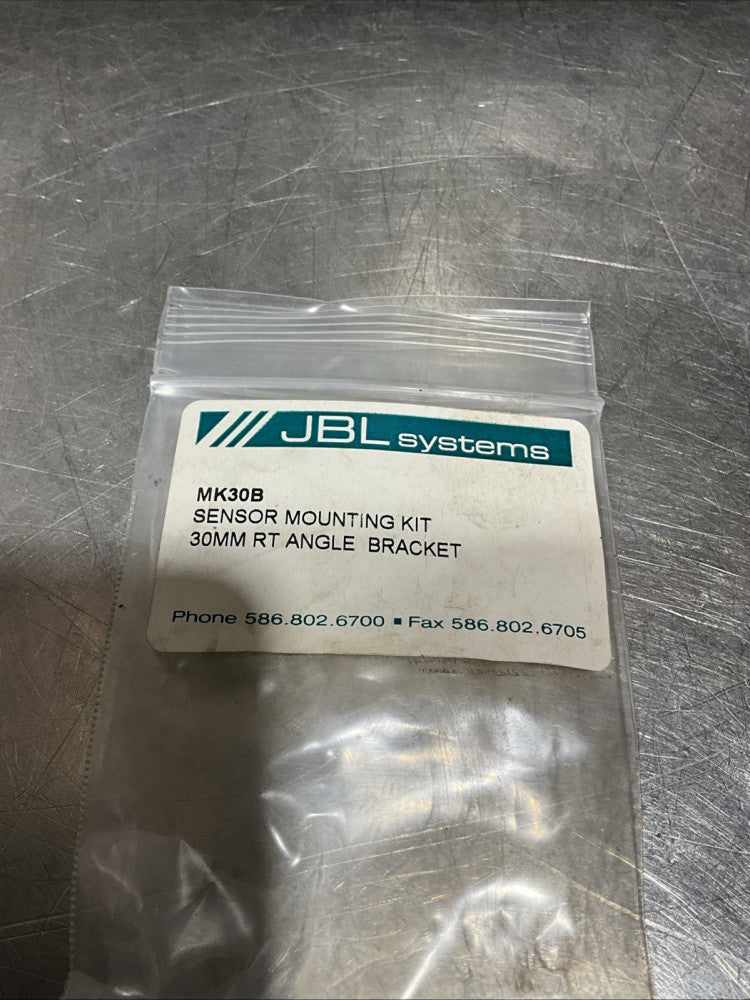 JBL Systems MK30B Sensor Mounting Kit 30mm Right Angle Bracket, NOS