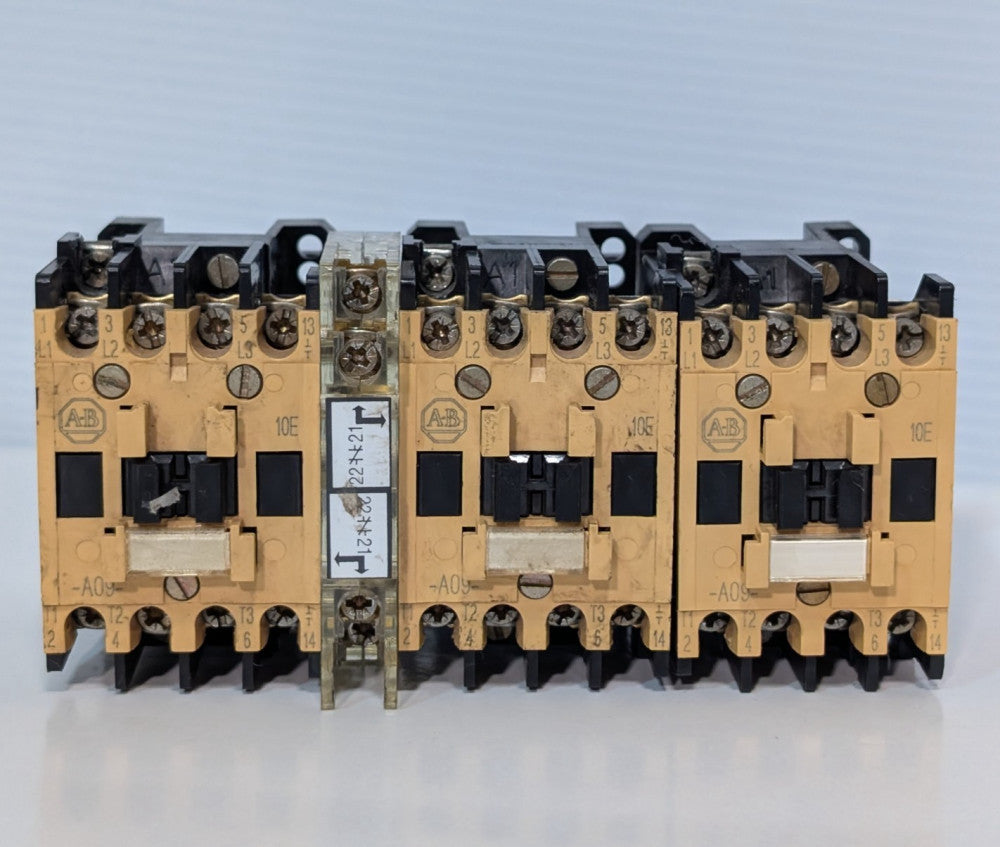 Allen-Bradley 104-A09ND3 Ser B Reversing Contactor Assy w/ 120VAC Coil, USA Made