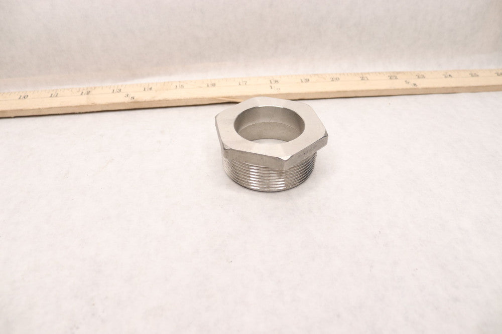 Hex Bushing 304 Stainless Steel 2" x 1-1/4"
