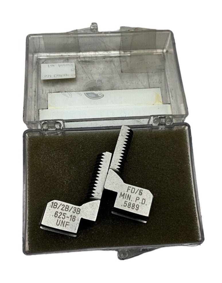 JOHNSON GAGE  .625-18 UNF  .5889  FD/6  Thread Gage / Comparator Segments